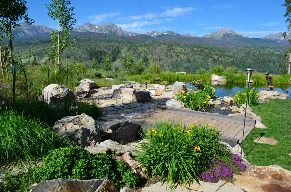 Design - Build Mountain Home Landscape in Summit County, CO by Neils Lunceford, Inc. - Photo 25