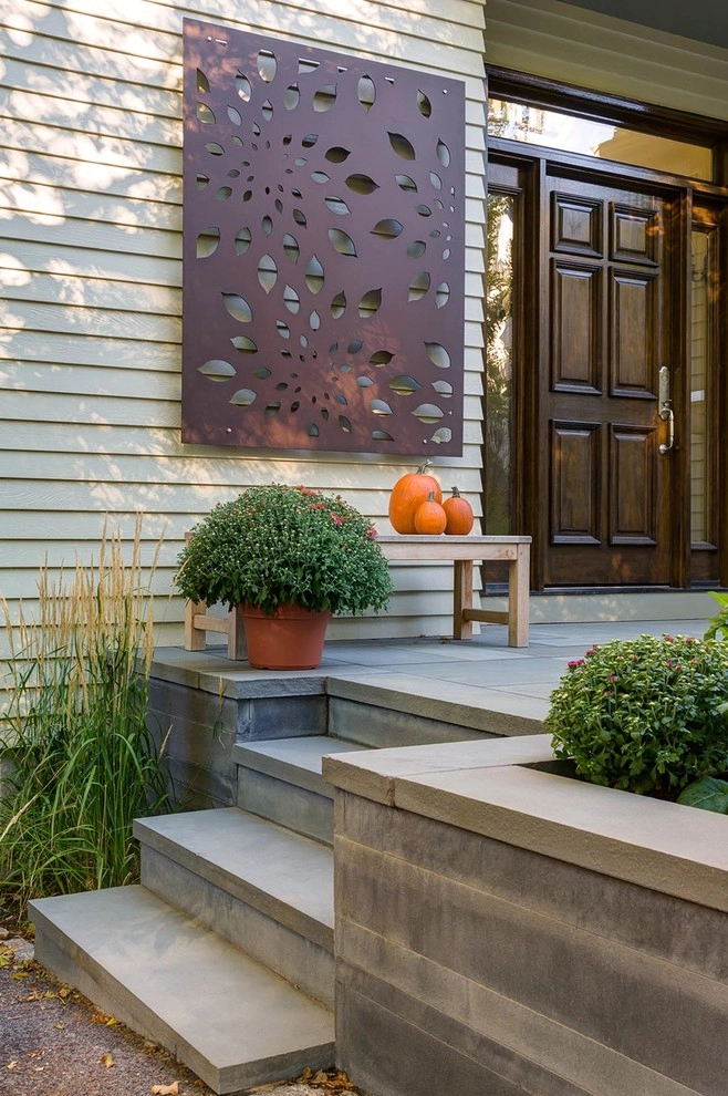Brookline Modern Front Yard by Nilsen Landscape Design, LLC - Photo 21