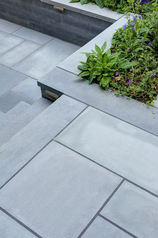 Brookline Modern Front Yard by Nilsen Landscape Design, LLC - Photo 25