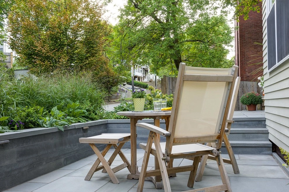 Brookline Modern Front Yard by Nilsen Landscape Design, LLC - Photo 27