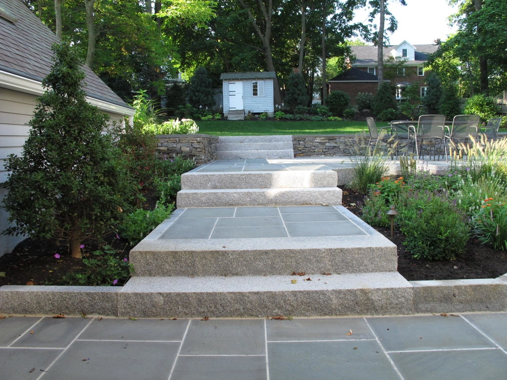 Belmont Terraced Backyard by Nilsen Landscape Design, LLC - Photo 9