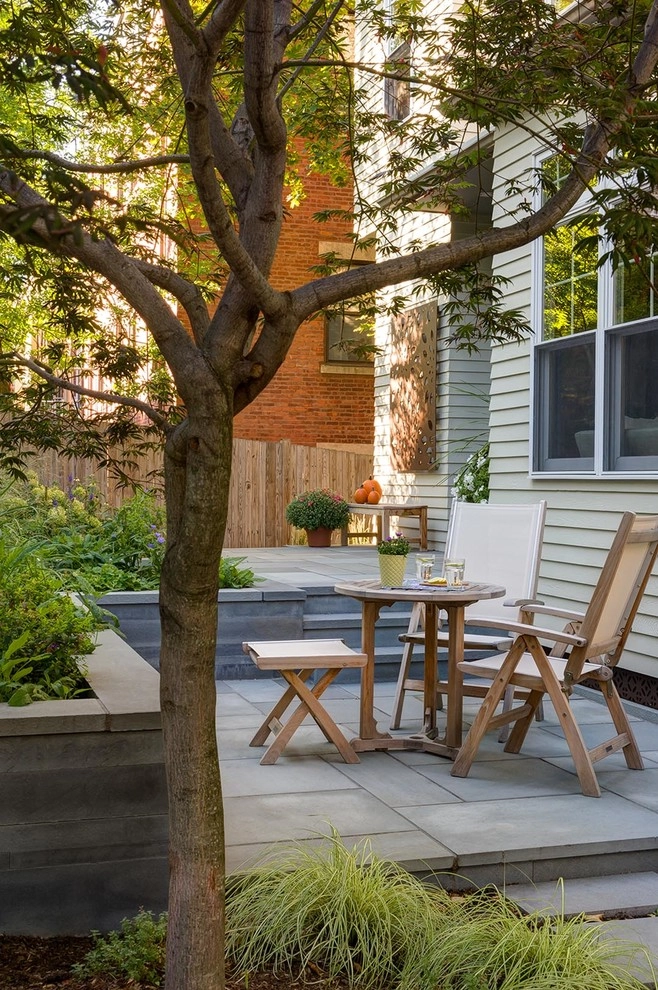 Brookline Modern Front Yard by Nilsen Landscape Design, LLC - Photo 9
