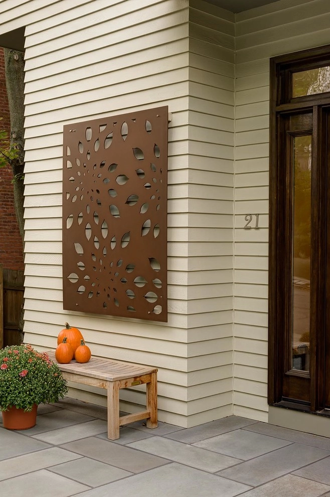 Brookline Modern Front Yard by Nilsen Landscape Design, LLC - Photo 8