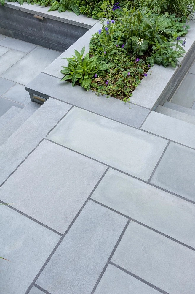 Brookline Modern Front Yard by Nilsen Landscape Design, LLC - Photo 4