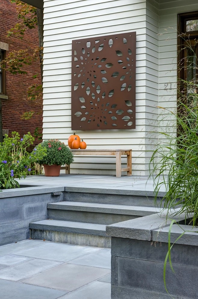 Brookline Modern Front Yard by Nilsen Landscape Design, LLC - Photo 22