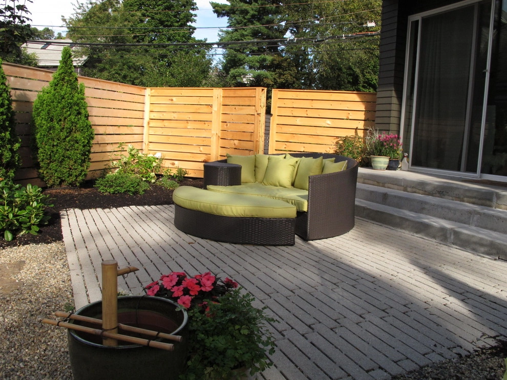 Jamaica Plain No Lawn Backyard by Nilsen Landscape Design, LLC - Photo 7