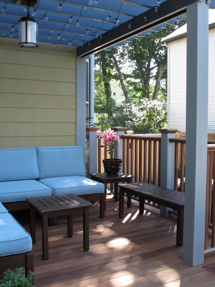 Jamaica Plain Entertaining Space and Built in Spa by Nilsen Landscape Design, LLC - Photo 3