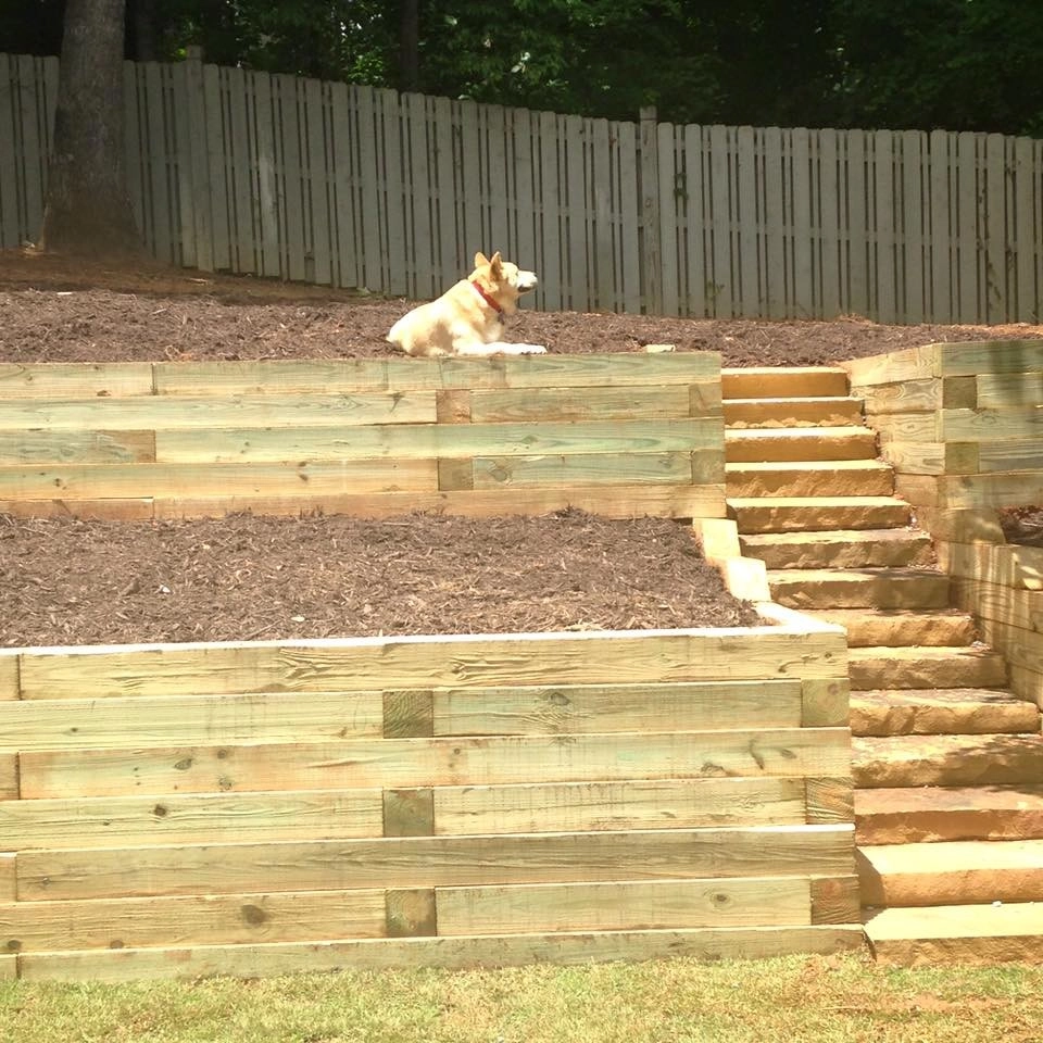 Timber Wall by North Georgia Landscape Managemement LLC - Photo 2