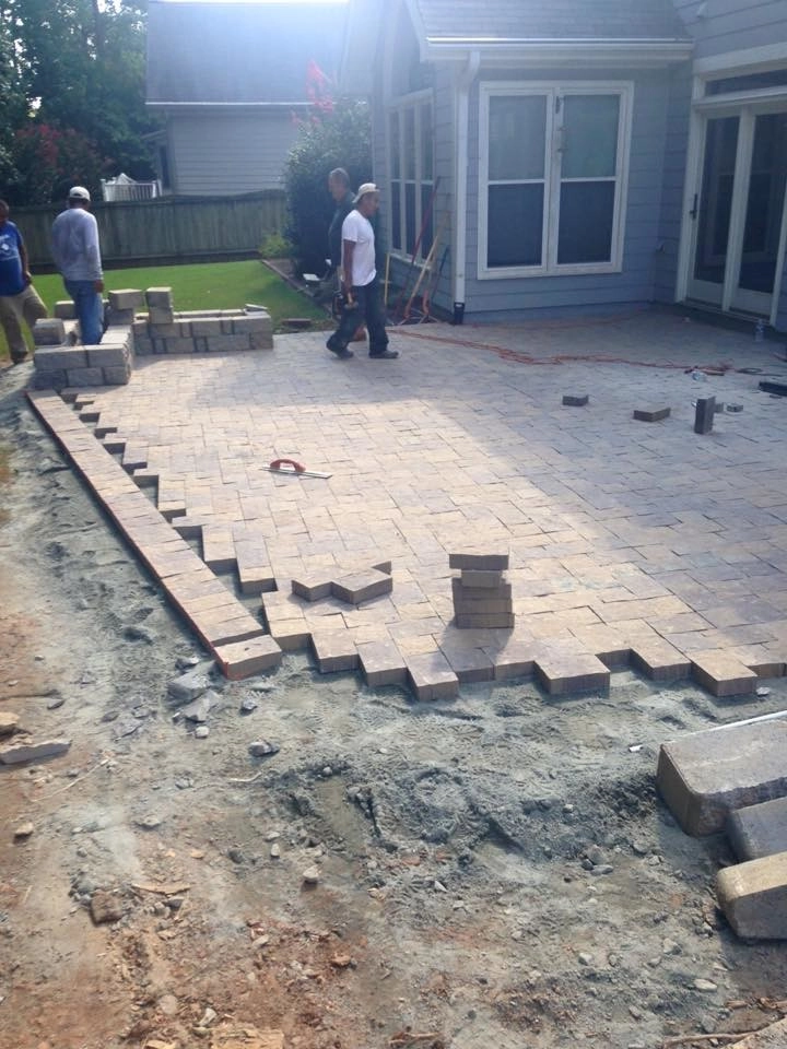 Awesome Paver Patio and Firepit Kit with Planter Box. Totally Awesome! by North Georgia Landscape Managemement LLC - Photo 4