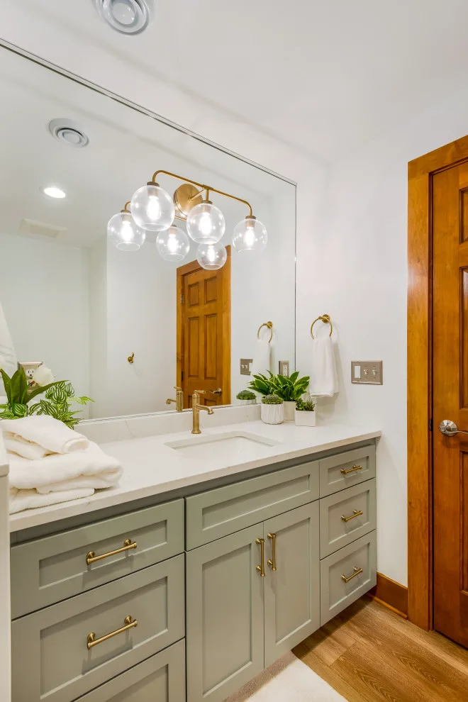 A Retreat in the Completed Basement by Sylvestre Remodeling & Design - Photo 5
