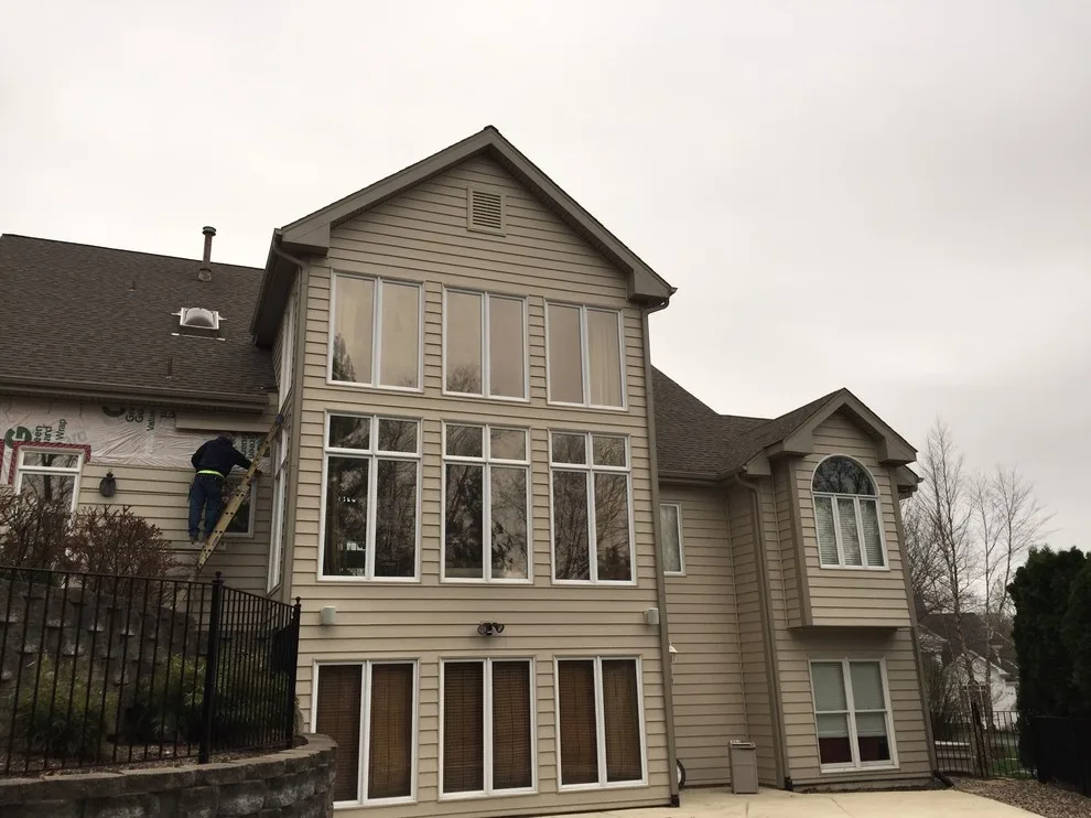 Chesterfield, MO - Rustic Beige with Clay Trim by Clearview Windows And Siding - Photo 4