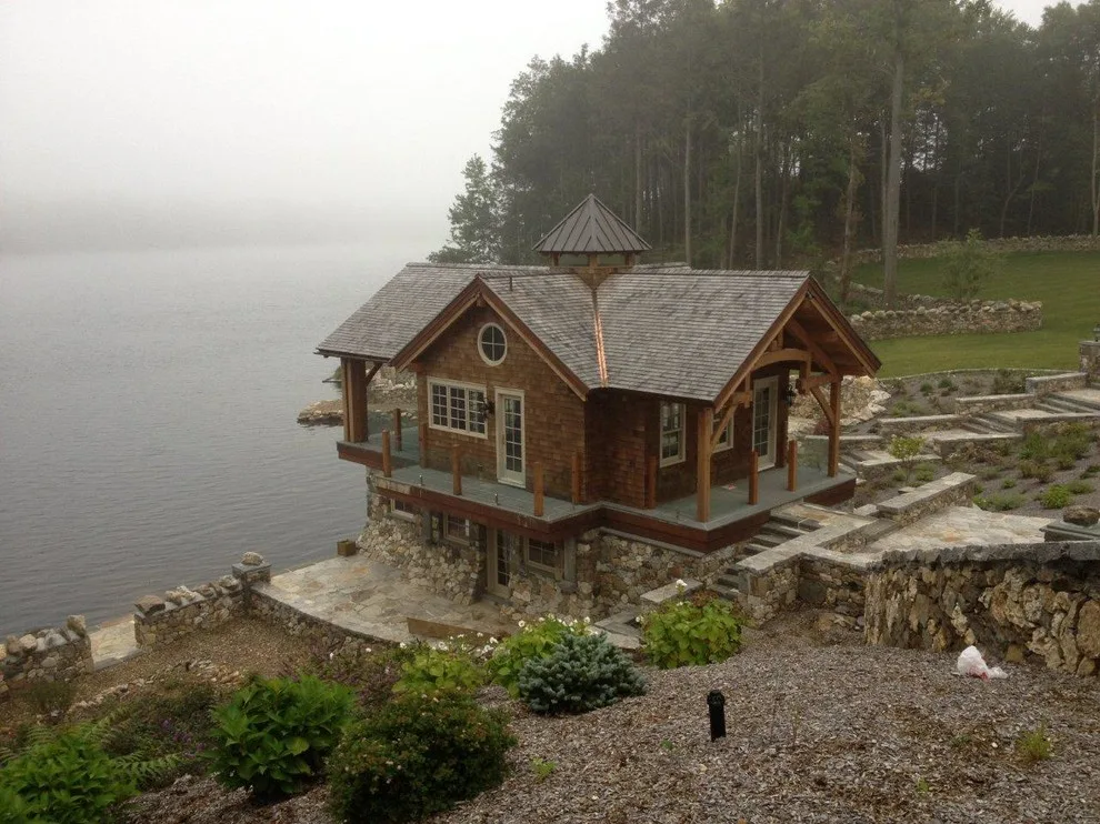 Traditional New England Boathouse by Woodbury Supply Company, Inc. - Photo 7