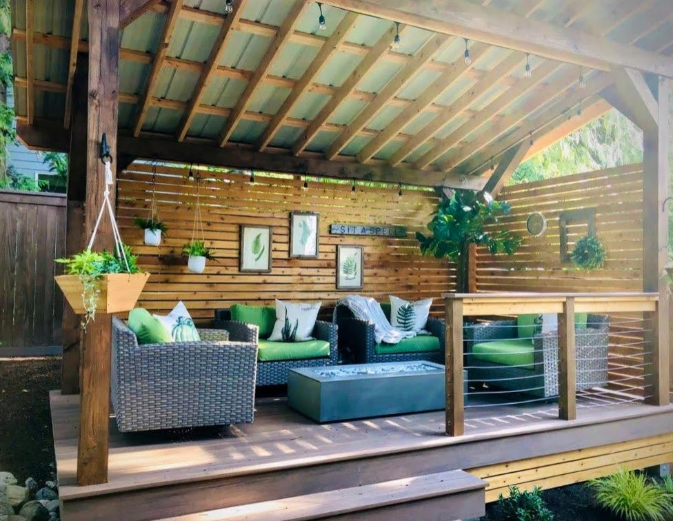 Covered Outdoor Living by In Harmony Sustainable Landscapes - Photo 3