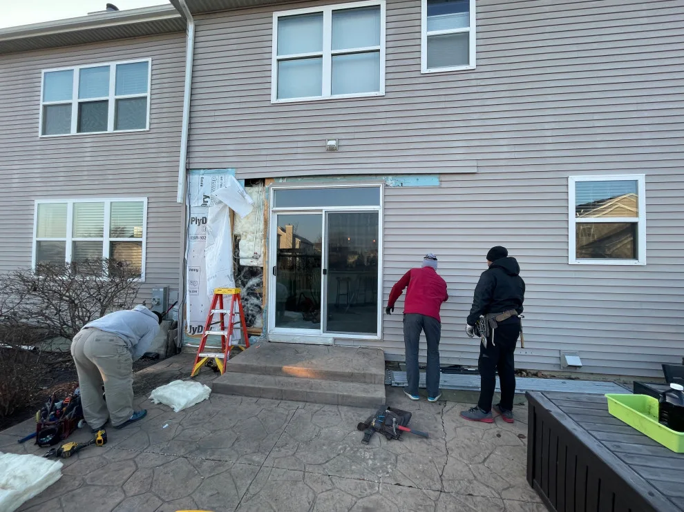 Widened Sliding Glass Door Entry by Goverla Windows And Doors - Photo 5