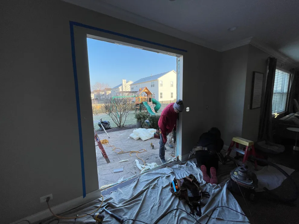 Widened Sliding Glass Door Entry by Goverla Windows And Doors - Photo 7