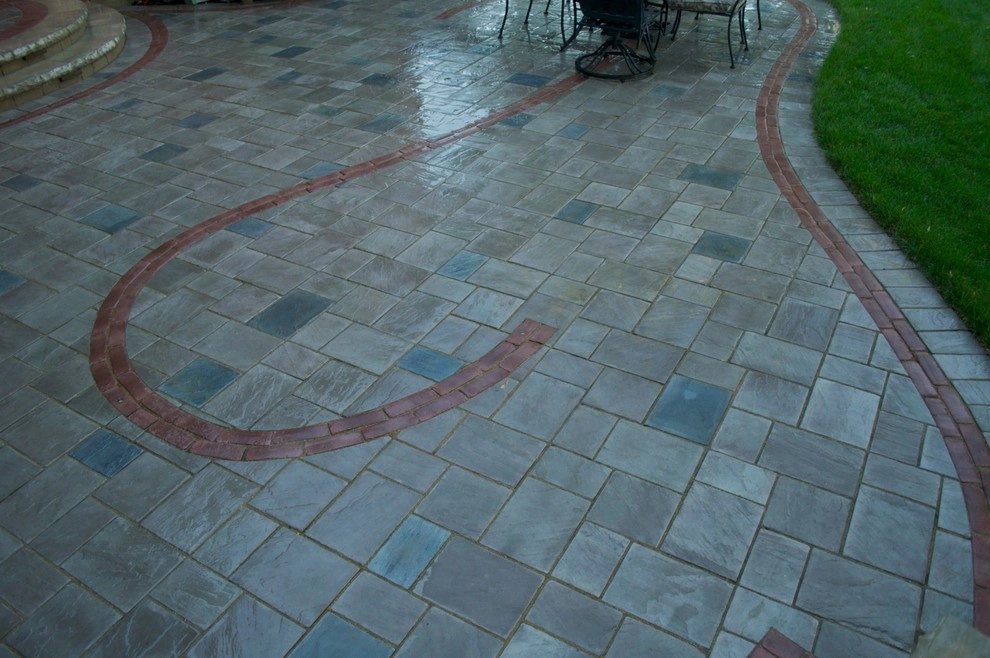 Contemporary Patio by Old World Brick Paving - Photo 3