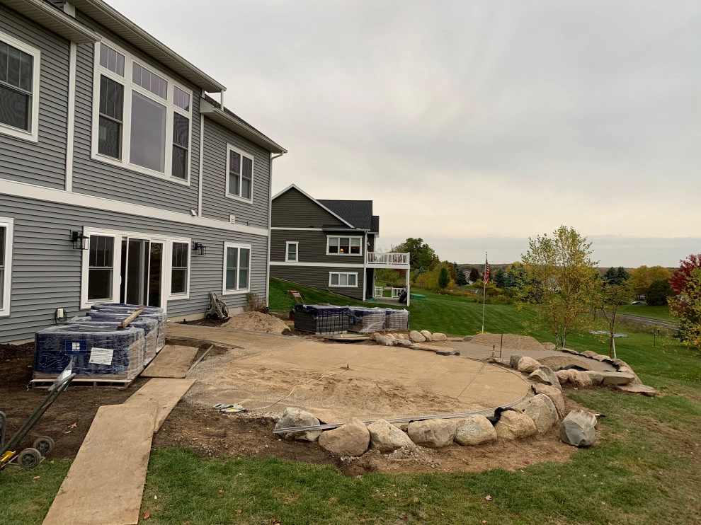 Bi-Level Outdoor Living Space by Omega Brick & Landscaping - Photo 8