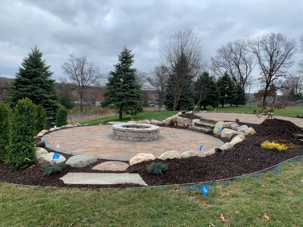 Bi-Level Outdoor Living Space by Omega Brick & Landscaping - Photo 7