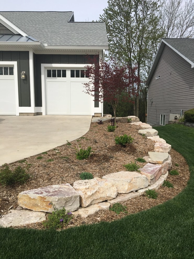 Anderson Outcropping Walls with Mixed Gardens by Omega Brick & Landscaping - Photo 10