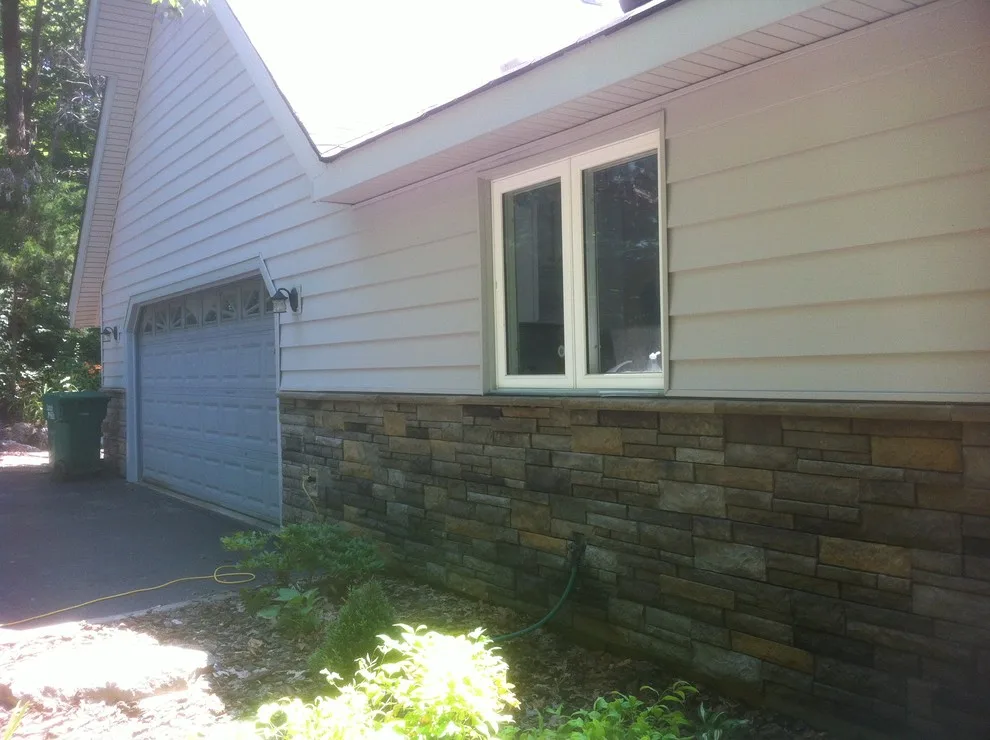 Sunset Hills, MO - Driftwood Gray Exterior, Sterling Gray Stonework by Clearview Windows And Siding - Photo 2