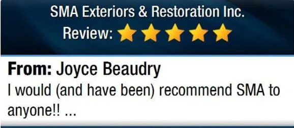 Five-Star Feedback by SMA Exteriors & Restoration - Photo 8