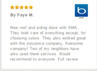 Five-Star Feedback by SMA Exteriors & Restoration - Photo 12