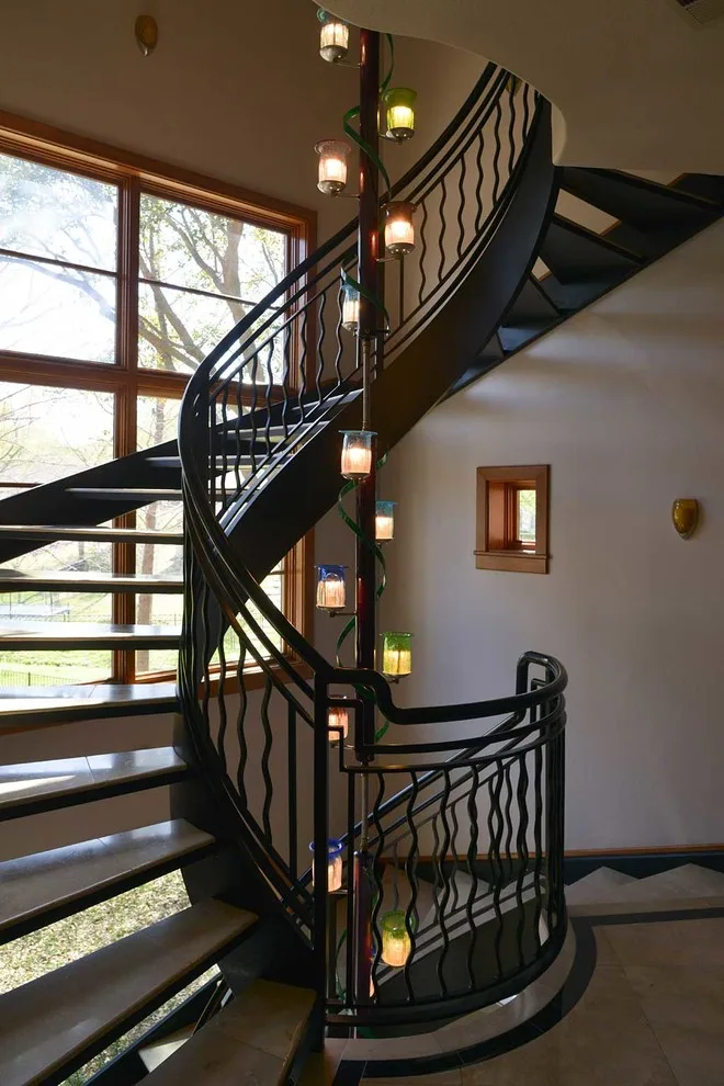 Artistic Glass Ceiling Light by Trimble Studios - Photo 5