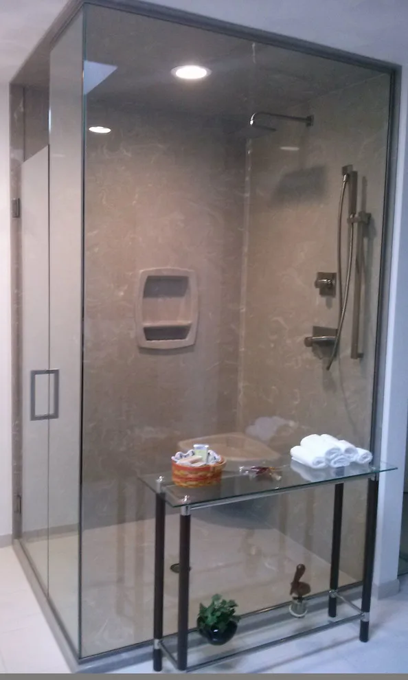 Pivoting Glass Shower Enclosures by Illinois Valley Glass & Mirror - Photo 3