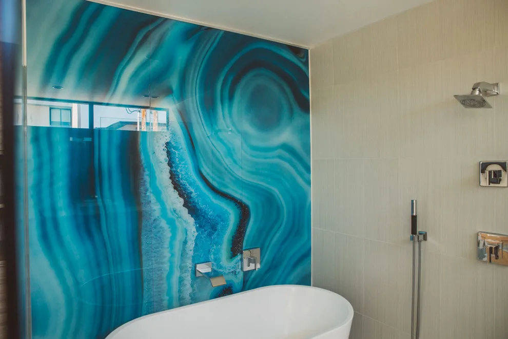 Contemporary Home Bathroom by Central Glass & Mirror - Photo 2