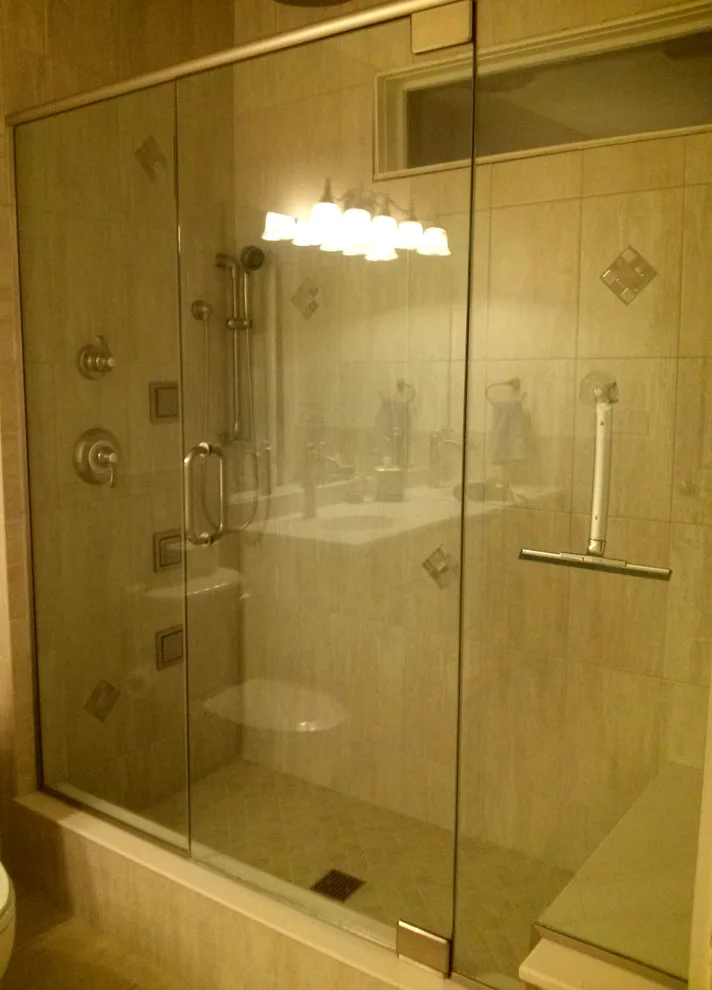 Pivot Hinged Shower Doors by Illinois Valley Glass & Mirror - Photo 4