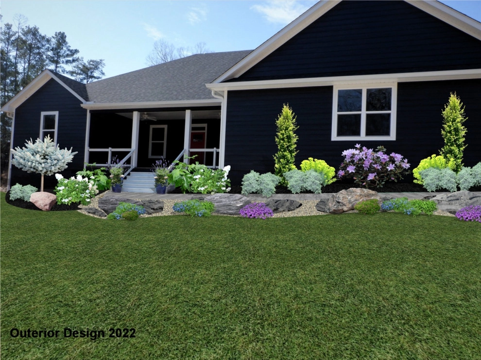 New Construction Landscape Design by Outerior Design - Photo 3