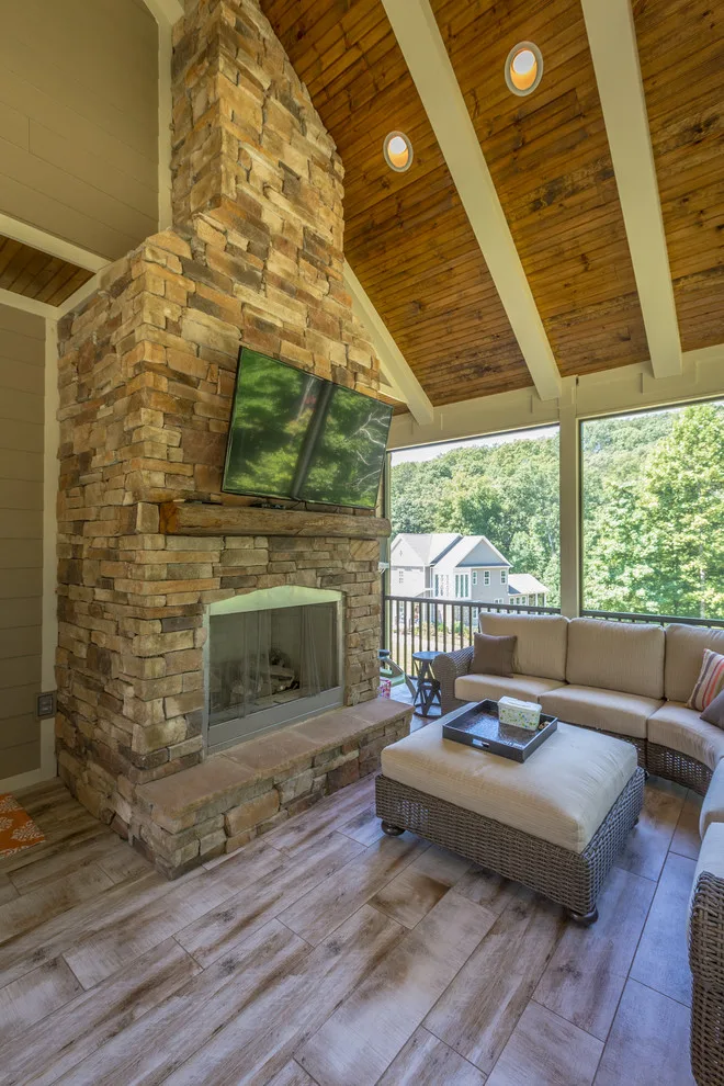 Enclosed rear porch by Chattanooga EXteriors - Photo 8