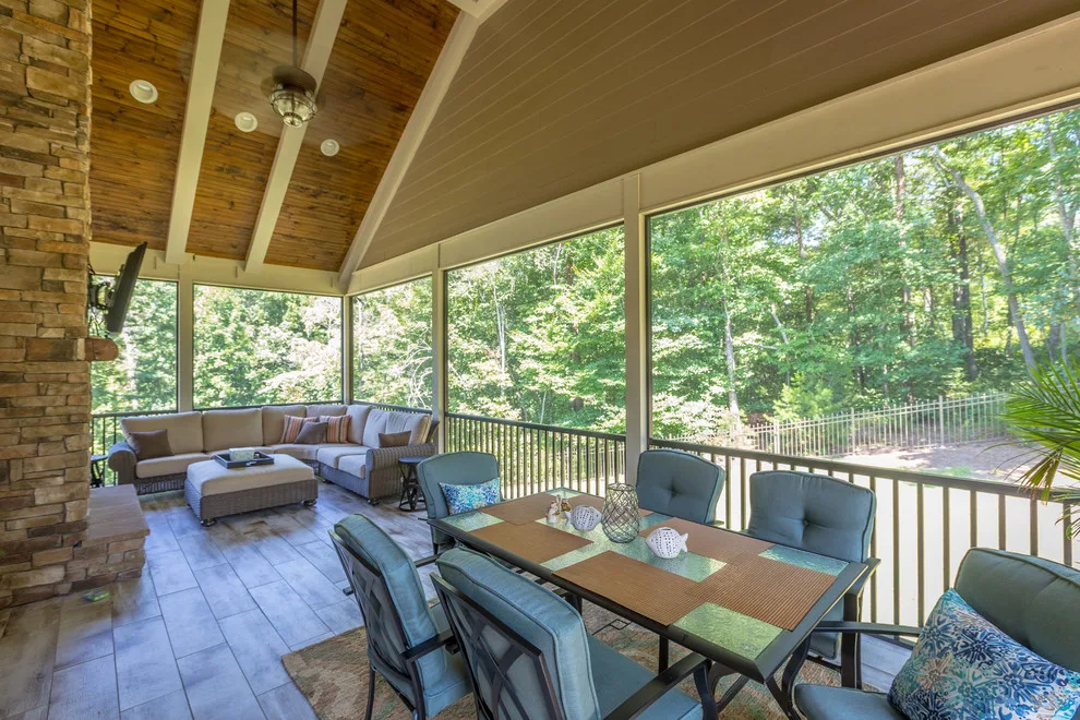 Enclosed rear porch by Chattanooga EXteriors - Photo 5