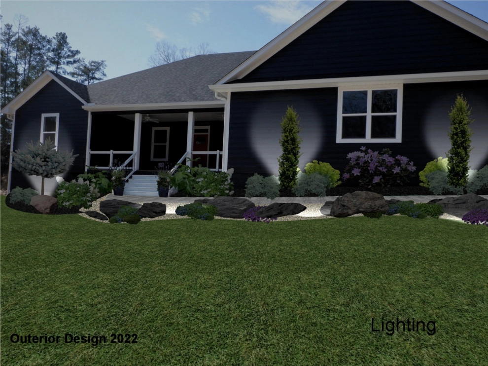 New Construction Landscape Design by Outerior Design - Photo 4
