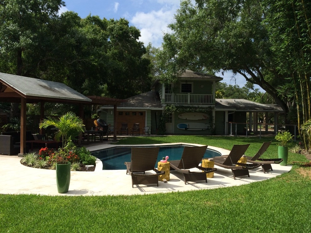 Custom Pool Design in West Sarasota by P.C.Gormley Landscape Design LLC - Photo 18