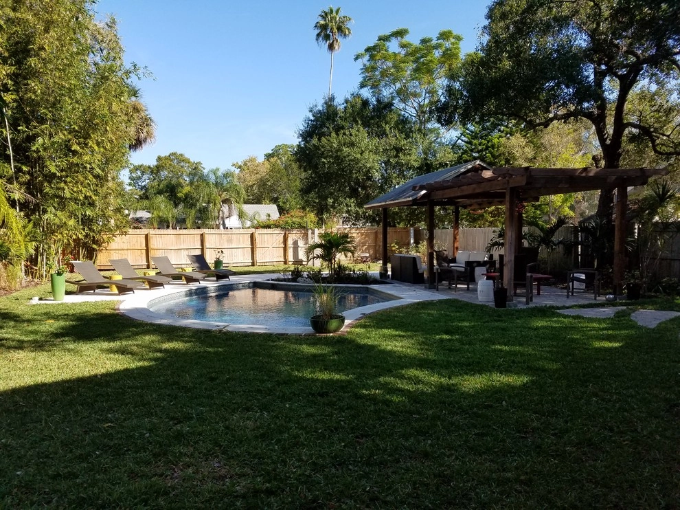 Custom Pool Design in West Sarasota by P.C.Gormley Landscape Design LLC - Photo 10