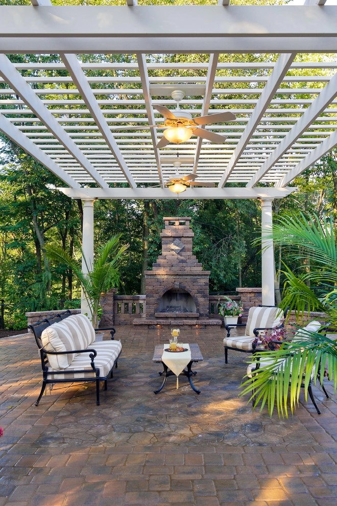 Outdoor Fireplaces by PA Landscape Group Inc - Photo 13