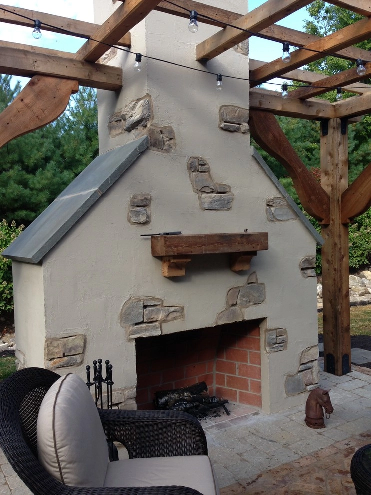 Outdoor Fireplaces by PA Landscape Group Inc - Photo 12