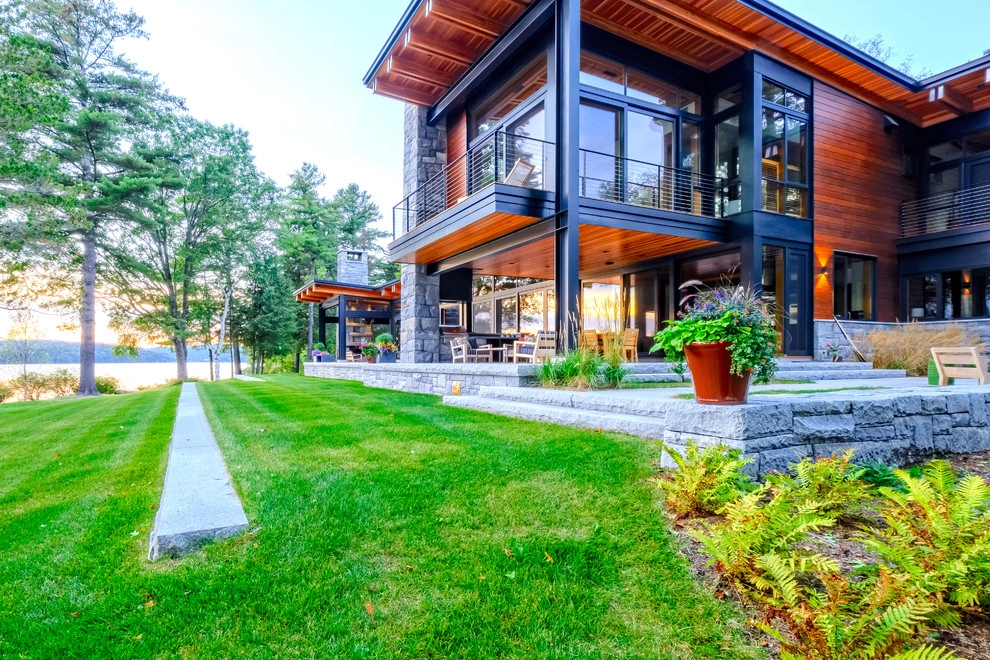 Modern Residential Landscape Architecture by Pellettieri Associates, Inc. - Photo 2