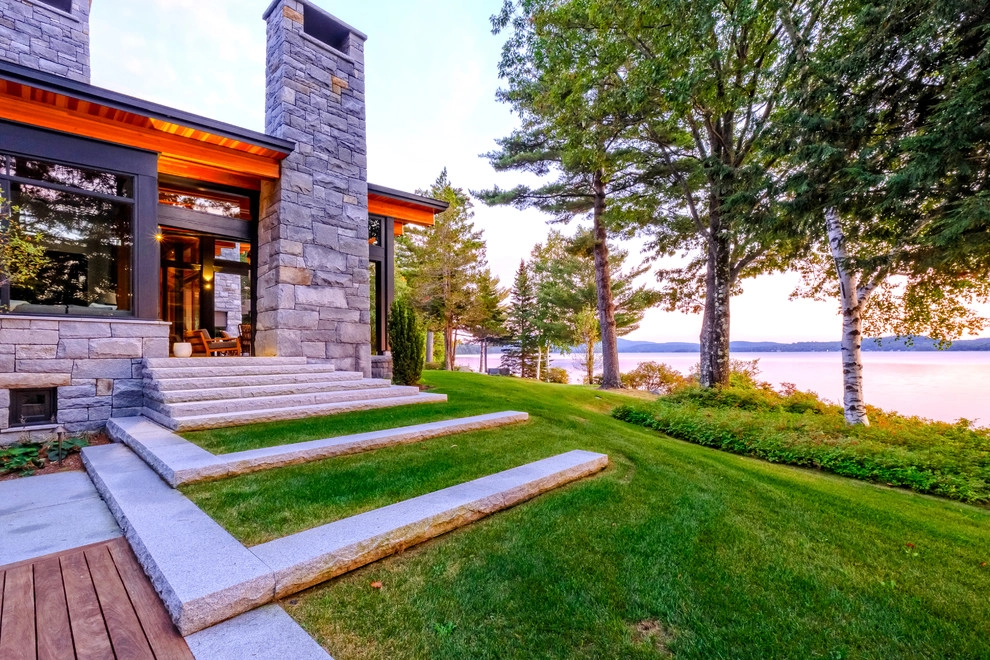 Modern Residential Landscape Architecture by Pellettieri Associates, Inc. - Photo 8