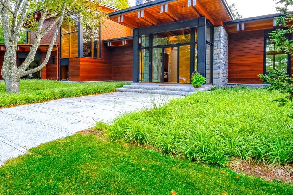 Modern Residential Landscape Architecture by Pellettieri Associates, Inc. - Photo 3