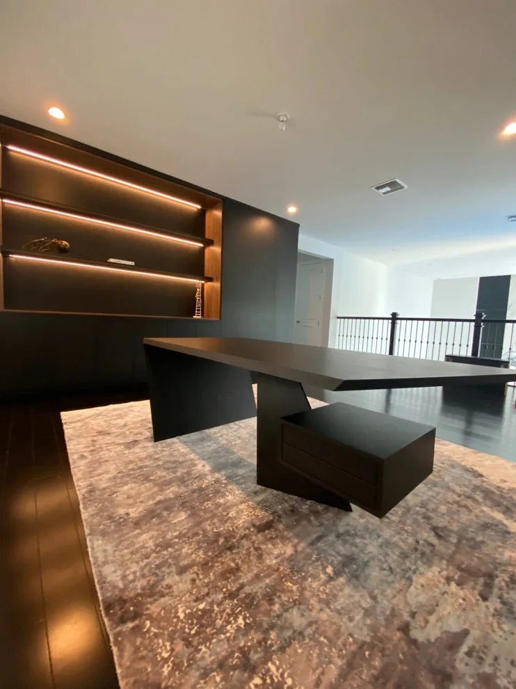 Elegant Workspace - Tailored Cabinets and Desk by DL Flooring & Design - Photo 2