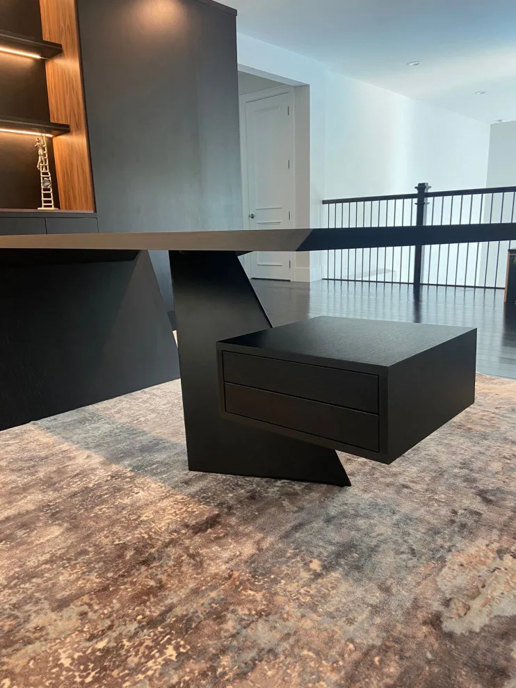 Elegant Workspace - Tailored Cabinets and Desk by DL Flooring & Design - Photo 3