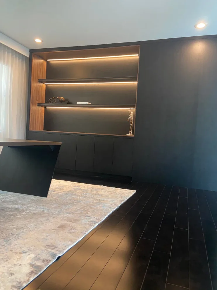 Elegant Workspace - Tailored Cabinets and Desk by DL Flooring & Design - Photo 4