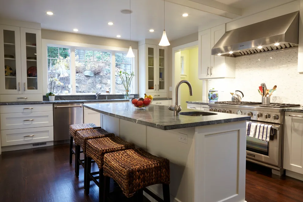White Kitchen Renovation with Shaker Style by Capital Kitchen And Bath - Photo 21