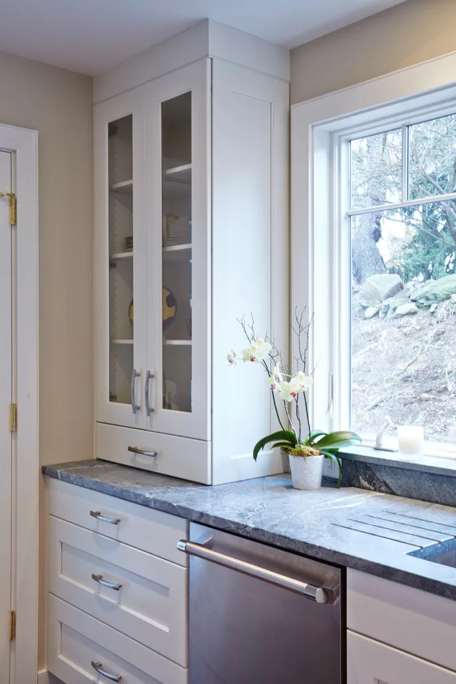 White Kitchen Renovation with Shaker Style by Capital Kitchen And Bath - Photo 19
