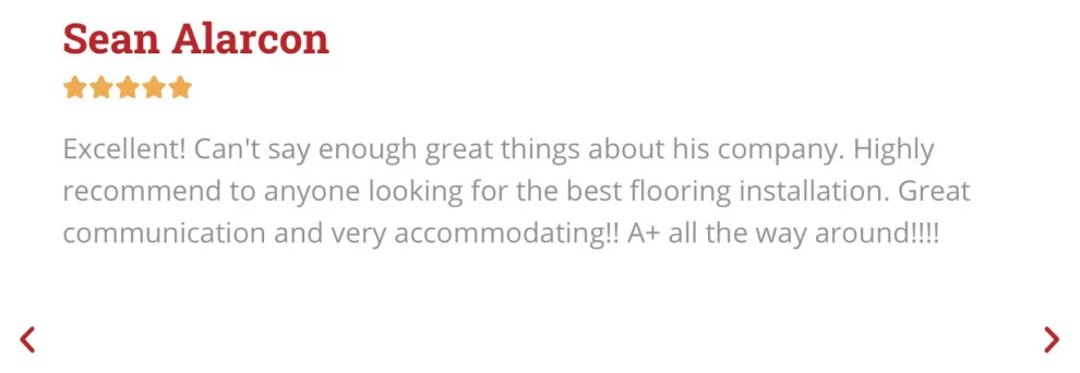 Client Feedback by DL Flooring & Design - Photo 4