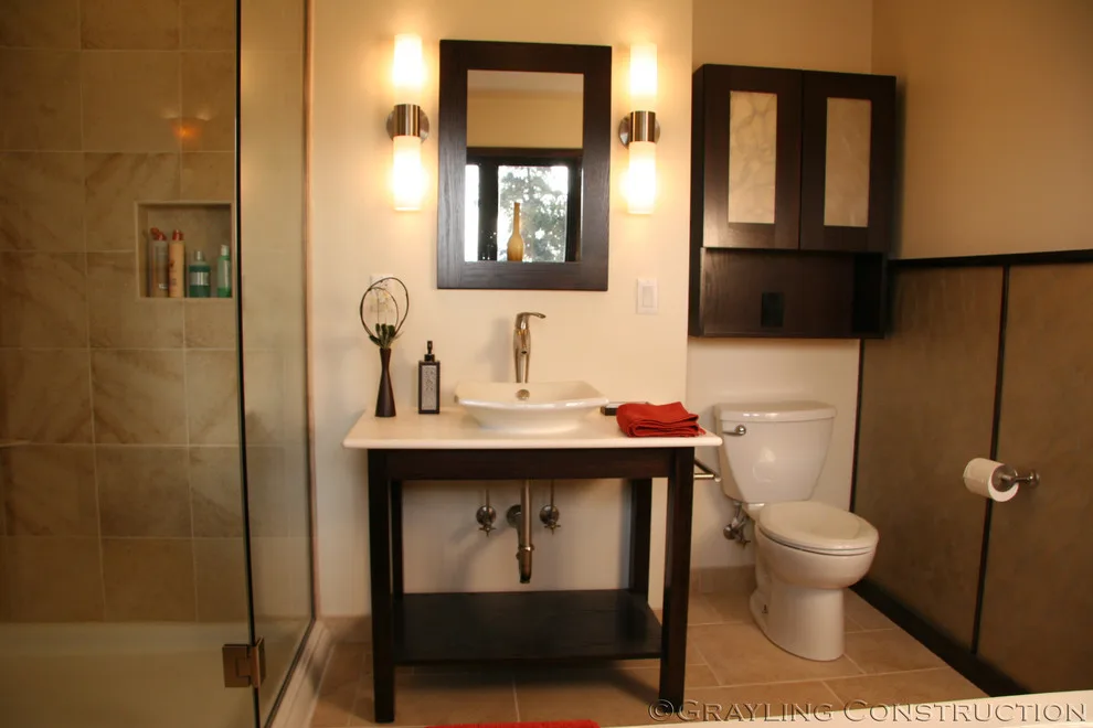 Asian-inspired Master Bathroom by Grayling Construction - Photo 6