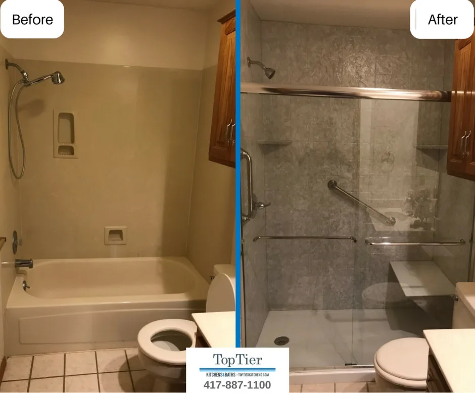 Bathroom Transformation Photos by Top Tier Kitchen & Baths - Photo 2