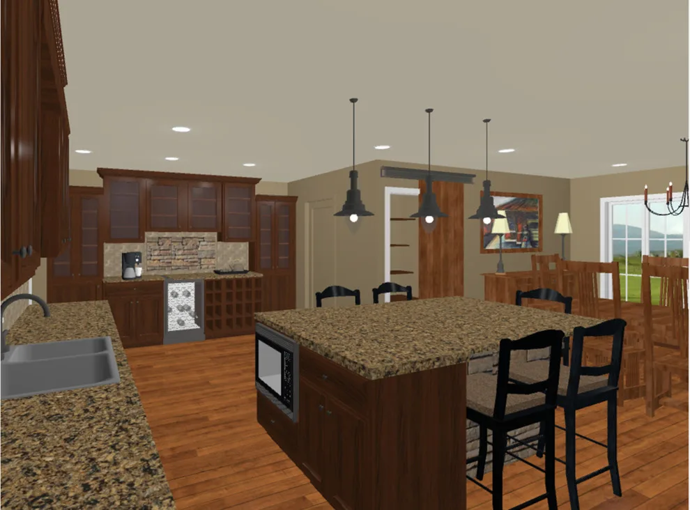 Rustic Kitchen Renovation Concept Illustrations by DC Strategies, LLC - Photo 4